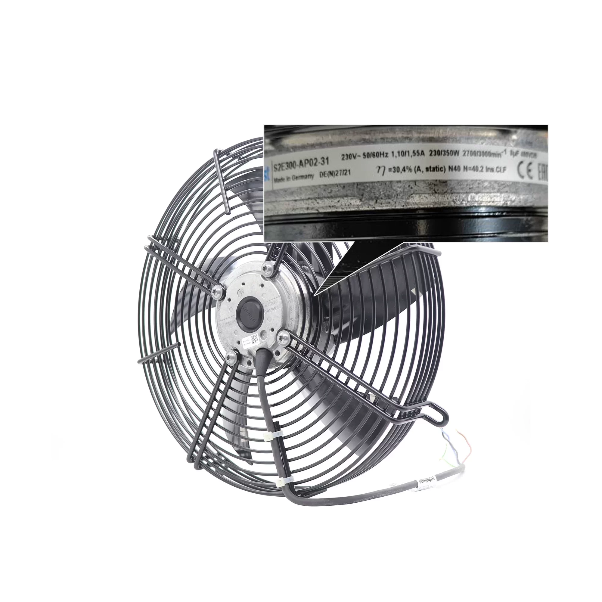 S2E300-AP02-31 ebmpapst 230V AC Axial Fan S2E300-AP02-31 ebmpapst 230V AC Axial Fan