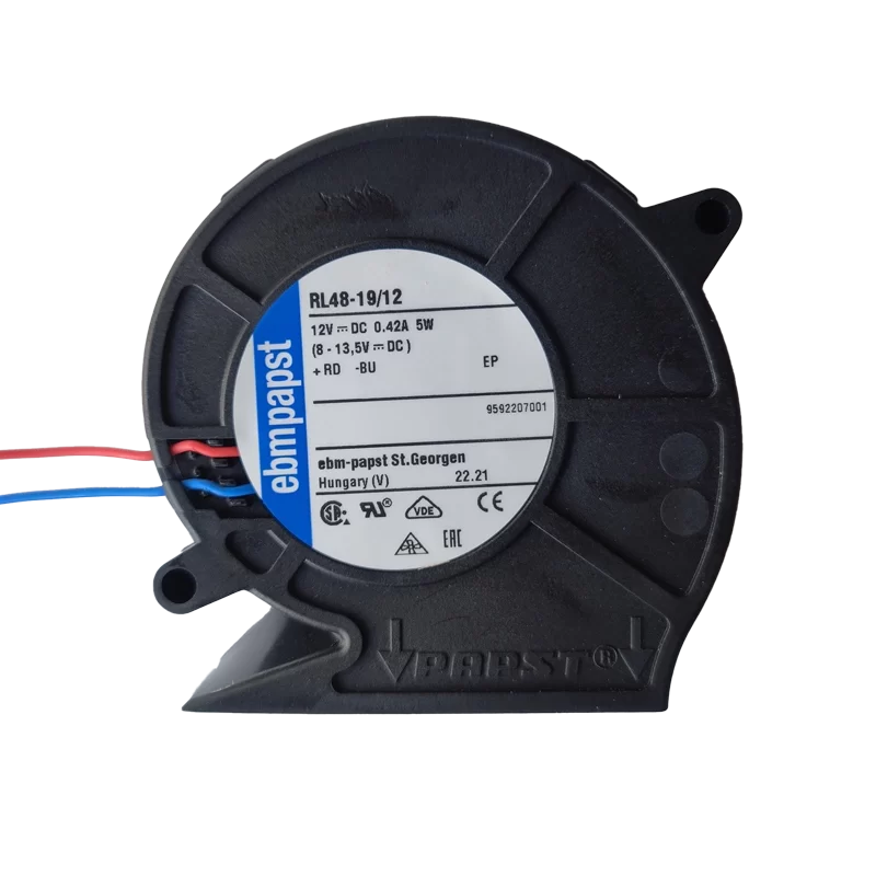 RL48-19/12 ebmpapst 12V DC Centrifugal Blower Fan