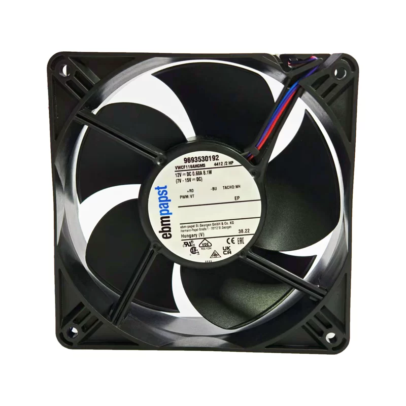 4412/2HP ebmpapst 12V DC Axial Fan