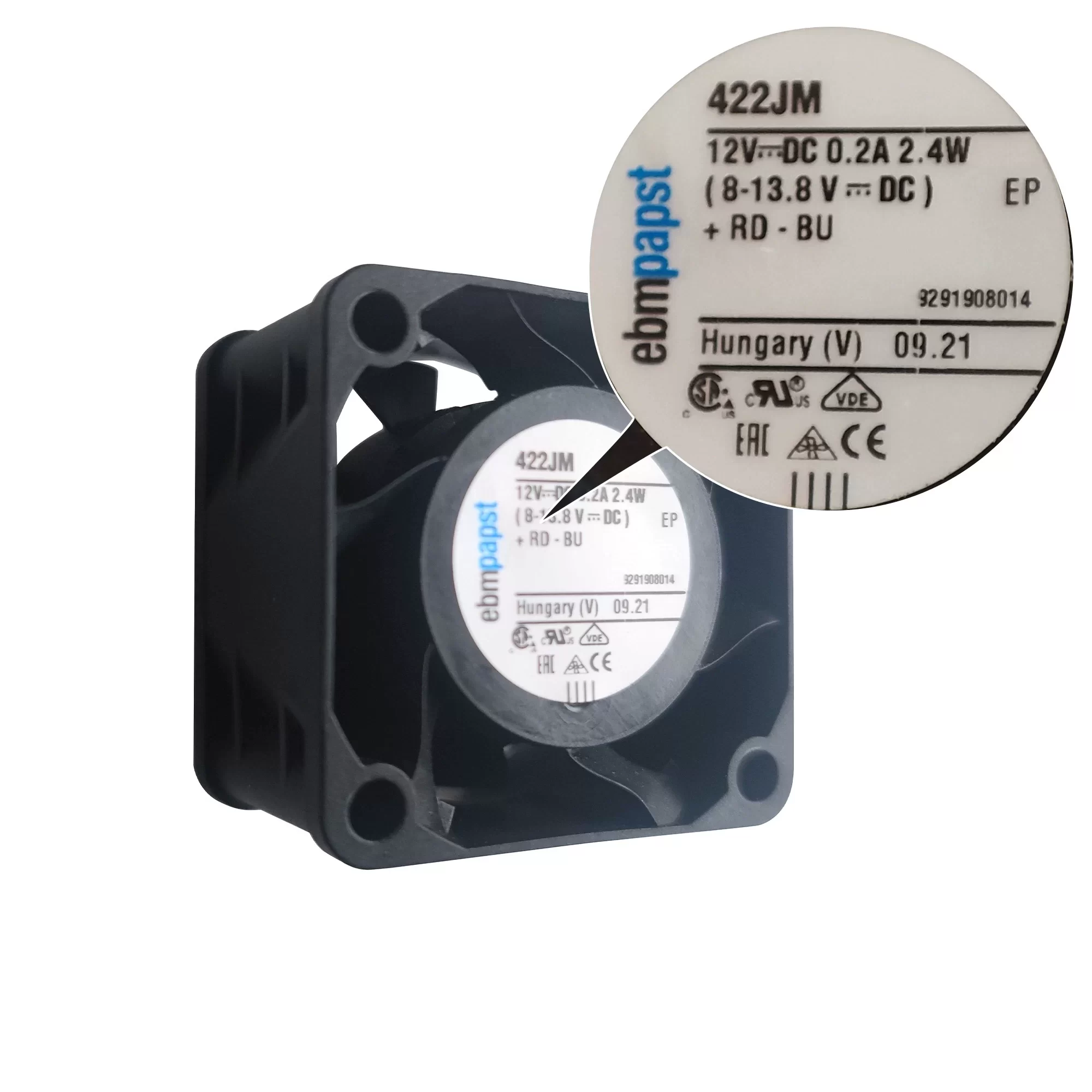 422JM ebmpapst 12V DC Axial Fan 422JM ebmpapst 12V DC Axial Fan