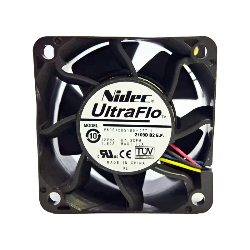 V60E12BS1B5-07T11 Nidec DC12V 1.60A cooling fan