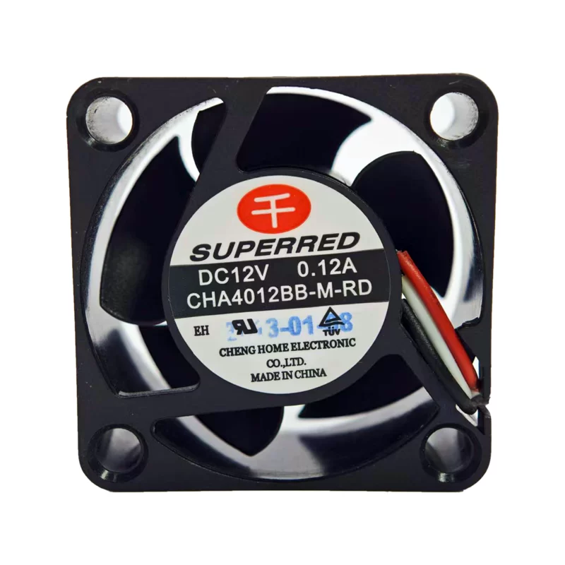 CHA4012BB-M-RD SuperRed 12V DC Axial Fan