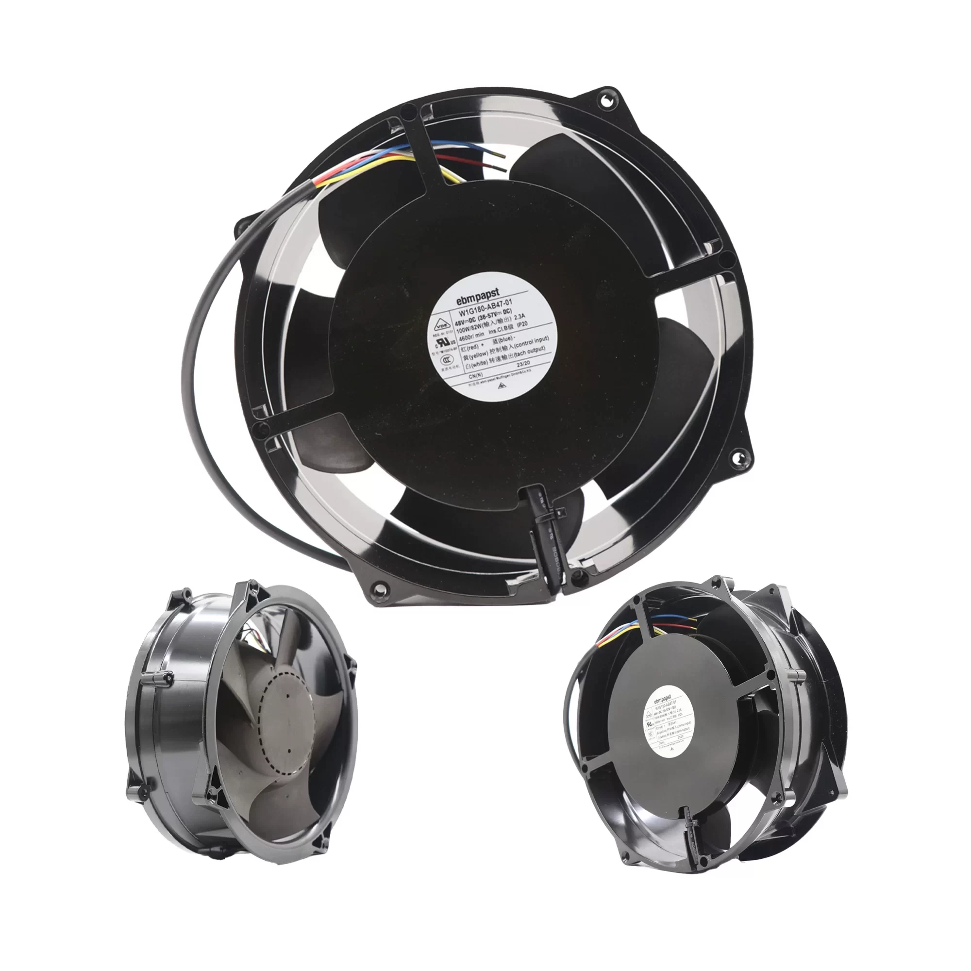 W1G180-AB47-01 ebmpapst 48V EC Centrifugal Fan W1G180-AB47-01 ebmpapst 48V EC Centrifugal Fan