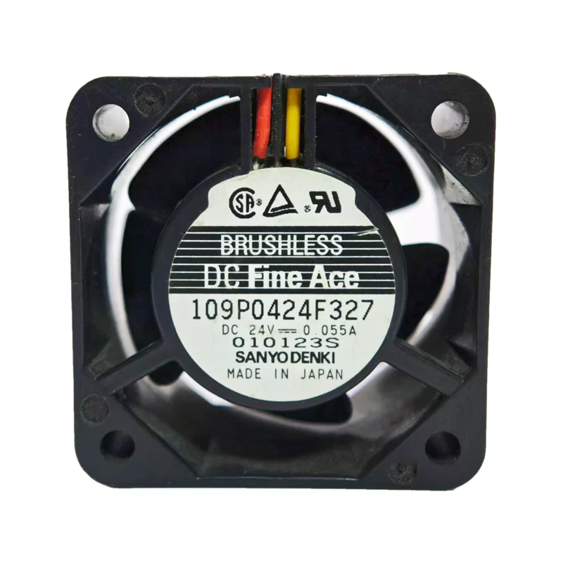 109P0424F327 Sanyo Denki 24V DC Axial Fan