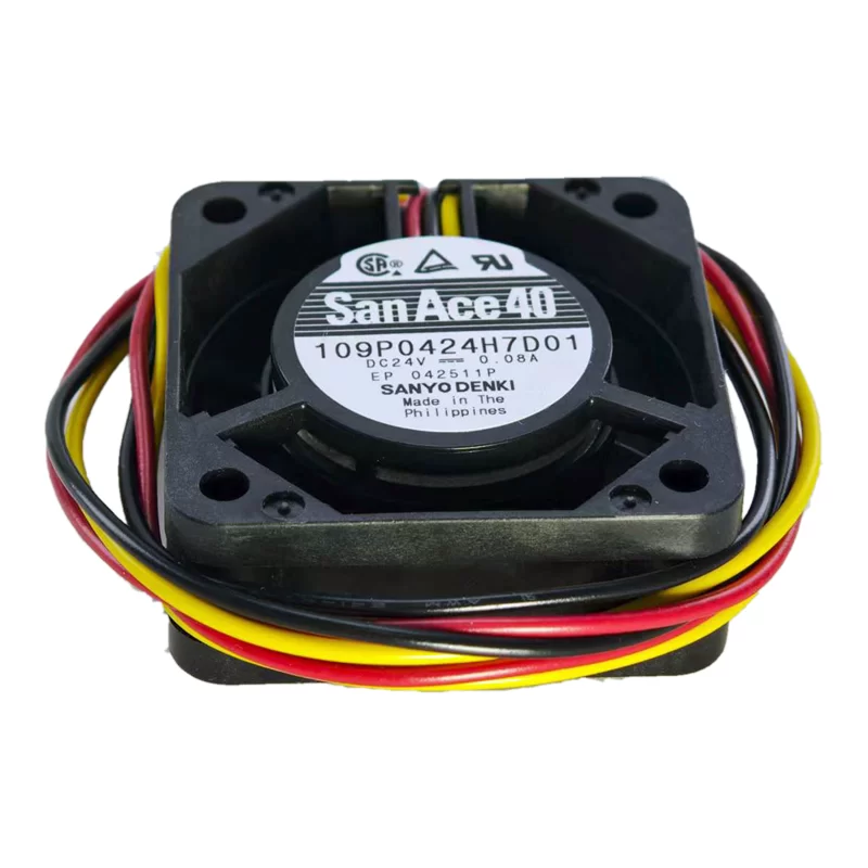 109P0424H7D01 Sanyo Denki 24V DC Axial Fan 109P0424H7D01 Sanyo Denki 24V DC Axial Fan