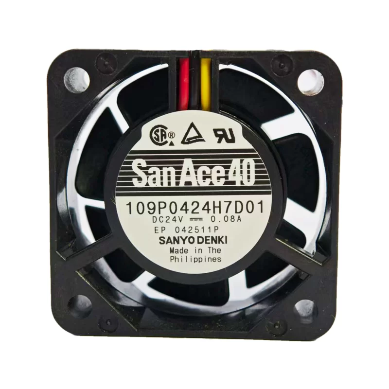 109P0424H7D01 Sanyo Denki 24V DC Axial Fan