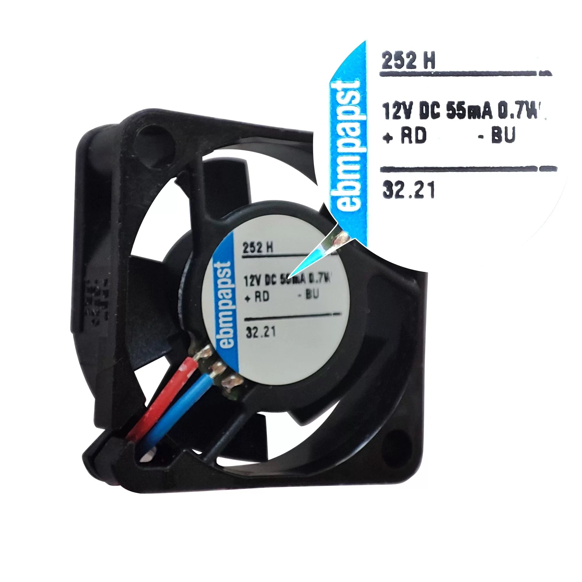 252H ebmpapst 12V DC Axial Fan