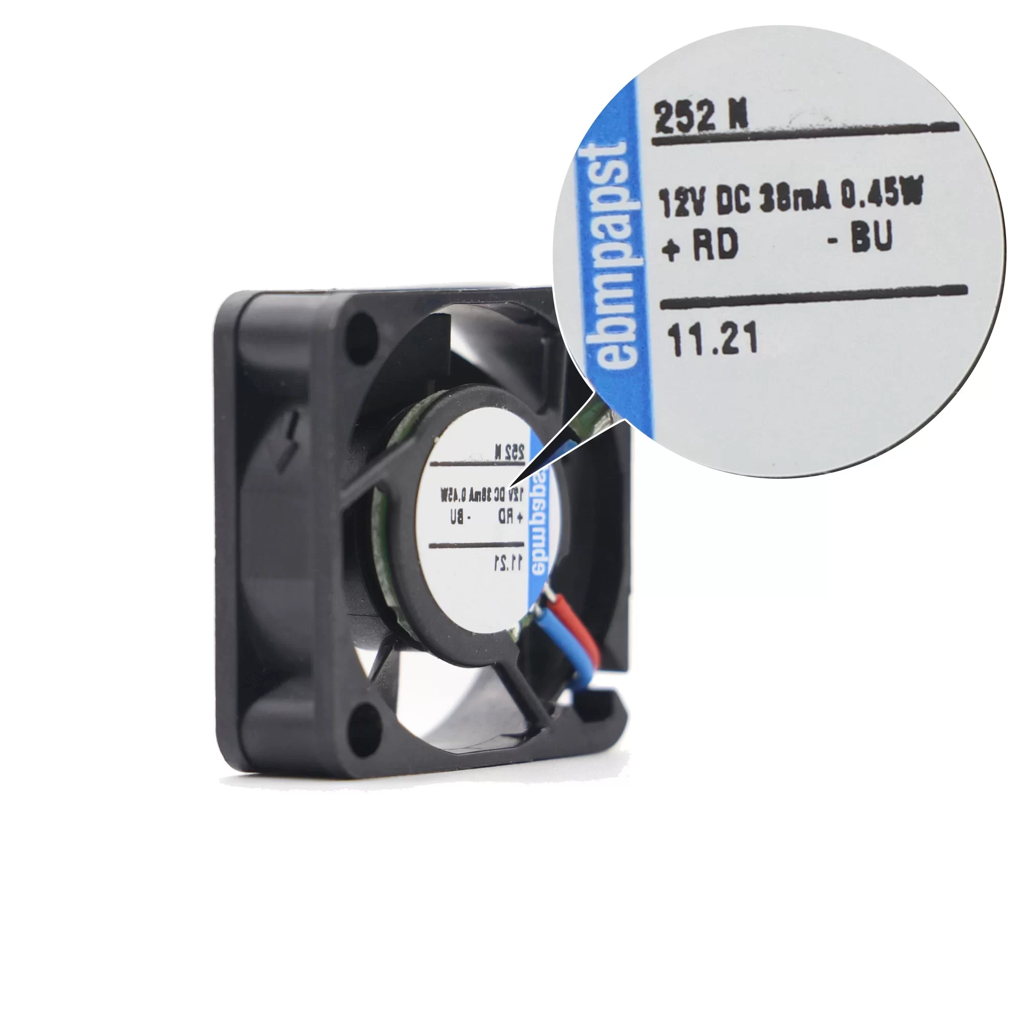252N ebmpapst 12V DC Axial Fan 252N ebmpapst 12V DC Axial Fan