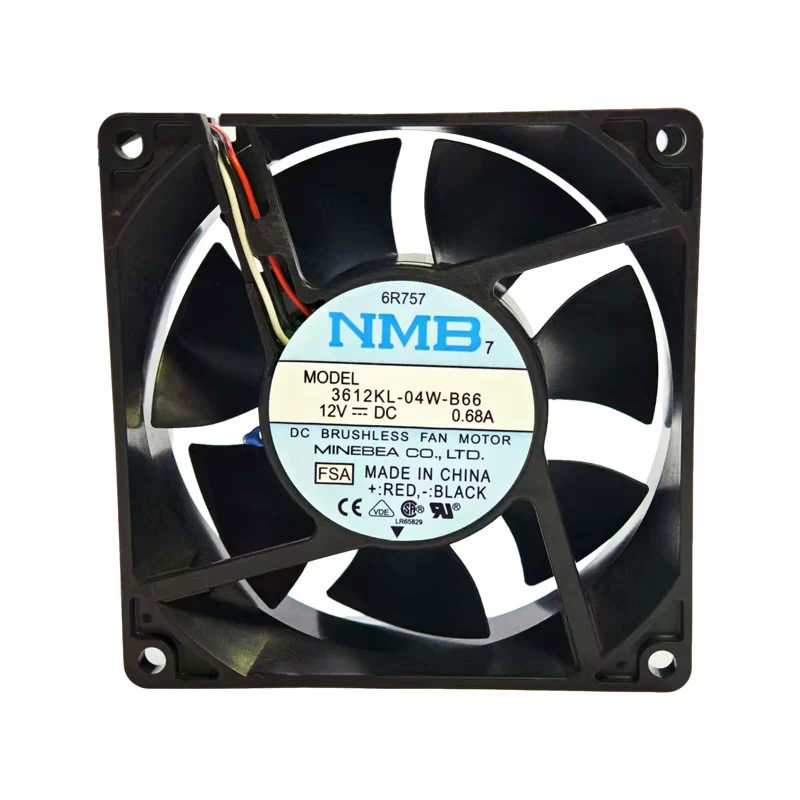 3612KL-04W-B66-FSA NMB 12V DC Axial Fan