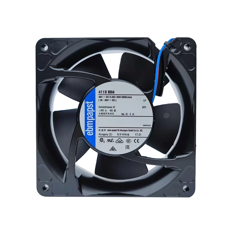 4118NH4 ebmpapst 48V DC Axial Fan