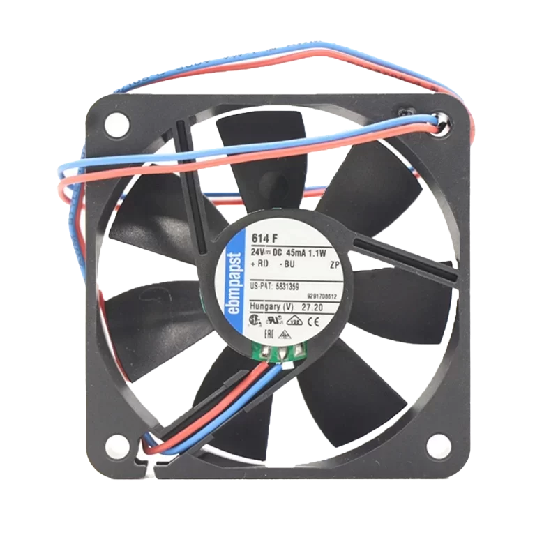 614F ebmpapst 24V DC Axial Fan