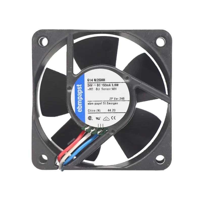 614N/2GHH-248 ebmpapst 24V DC Axial Fan