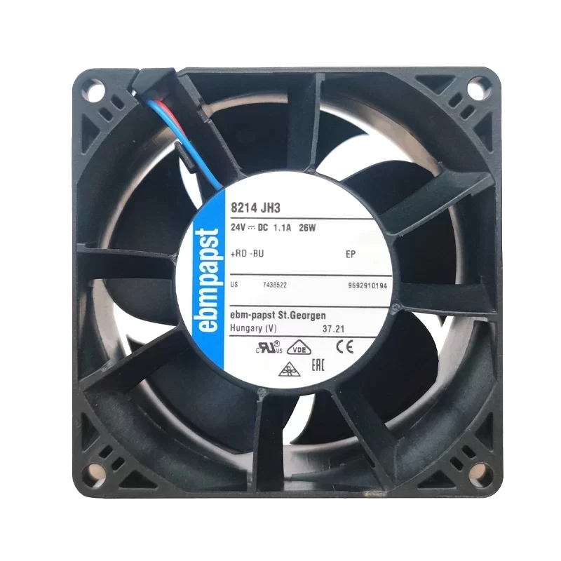 8214JH3 ebmpapst 24V DC Axial Fan