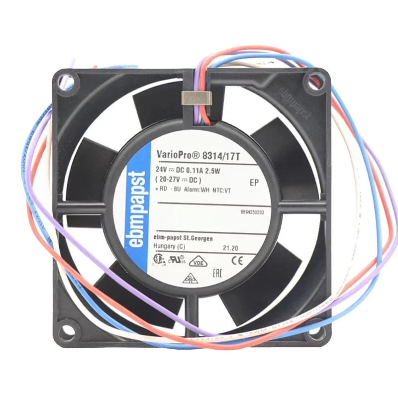 8314/17T ebmpapst 24V DC Axial Fan