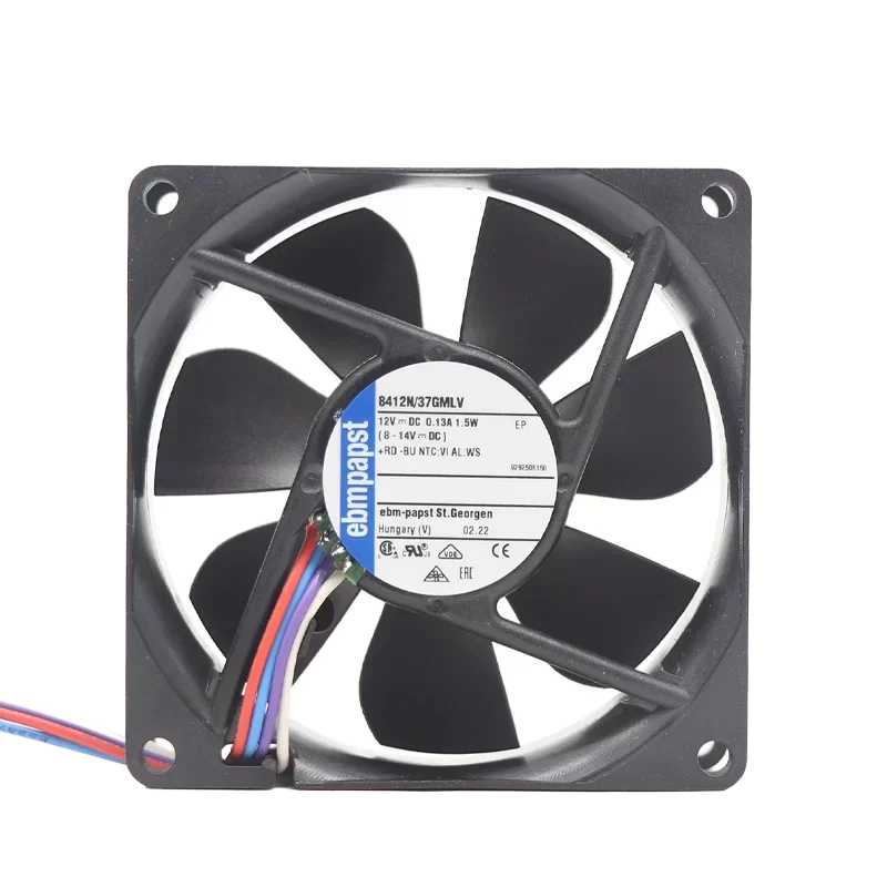 8412N/37GMLV ebmpapst 12V DC Axial Fan
