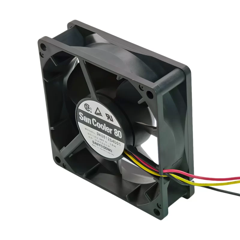 9A0812S4D01 Sanyo Denki 12V DC Axial Fan 9A0812S4D01 Sanyo Denki 12V DC Axial Fan