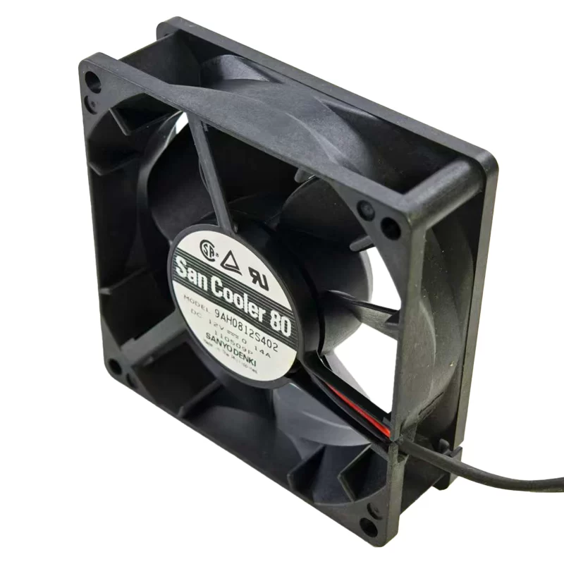 9AH0812S402 Sanyo Denki 12V DC Axial Fan 9AH0812S402 Sanyo Denki 12V DC Axial Fan