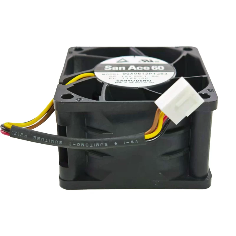 9GA0612P1J63 Sanyo Denki 12V DC Axial Fan 9GA0612P1J63 Sanyo Denki 12V DC Axial Fan