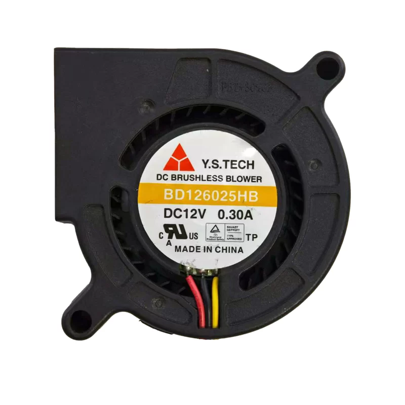 BD126025HB Y.S.TECH 12V DC Blower Fan