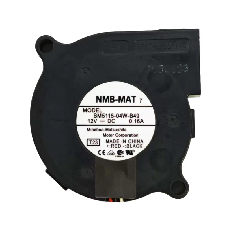 BM5115-04W-B49-T23 NMB 12V DC Blower Fan