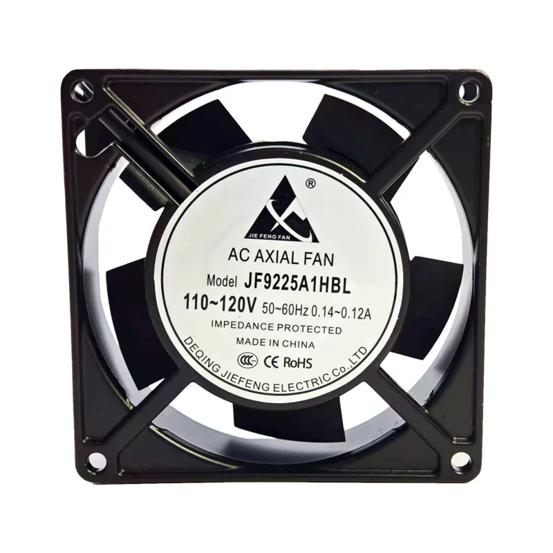JF9225A1HBL JIEFENG 110-120V AC Axial Fan