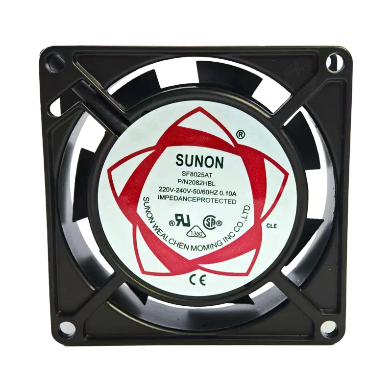 SF8025AT P/N 2082HBL SUNON 220-240V AC Axial Fan