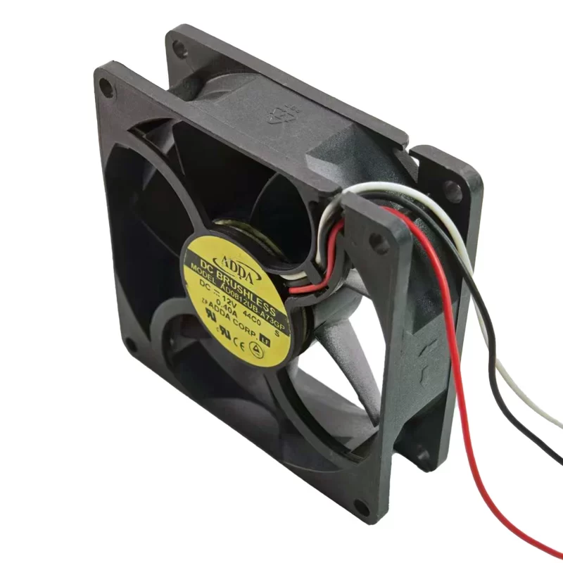 AD0812UB-A73GP ADDA 12V DC Axial Fan 80x25mm AD0812UB-A73GP ADDA 12V DC Axial Fan 80x25mm