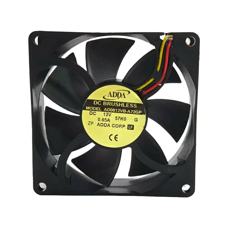 AD0812VB-A72GP ADDA 12V DC Axial Fan 80x25mm