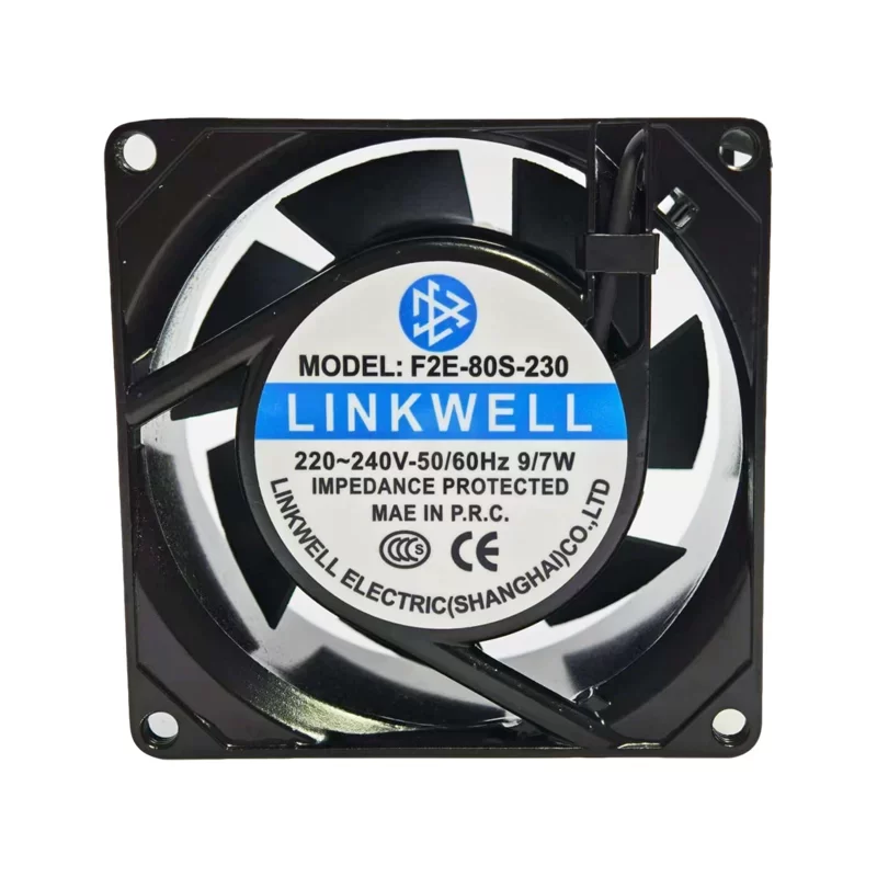 F2E-80S-230 LINKWELL 220-240V AC Axial Fan
