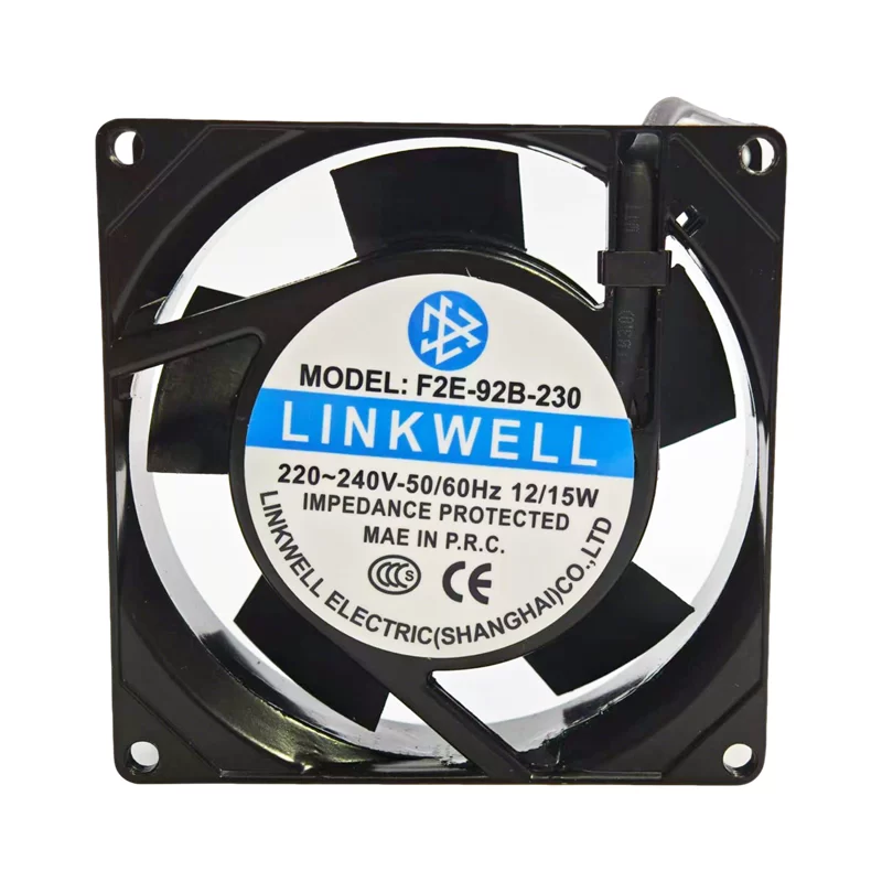 F2E-92B-230 LINKWELL 220-240V AC Axial Fan
