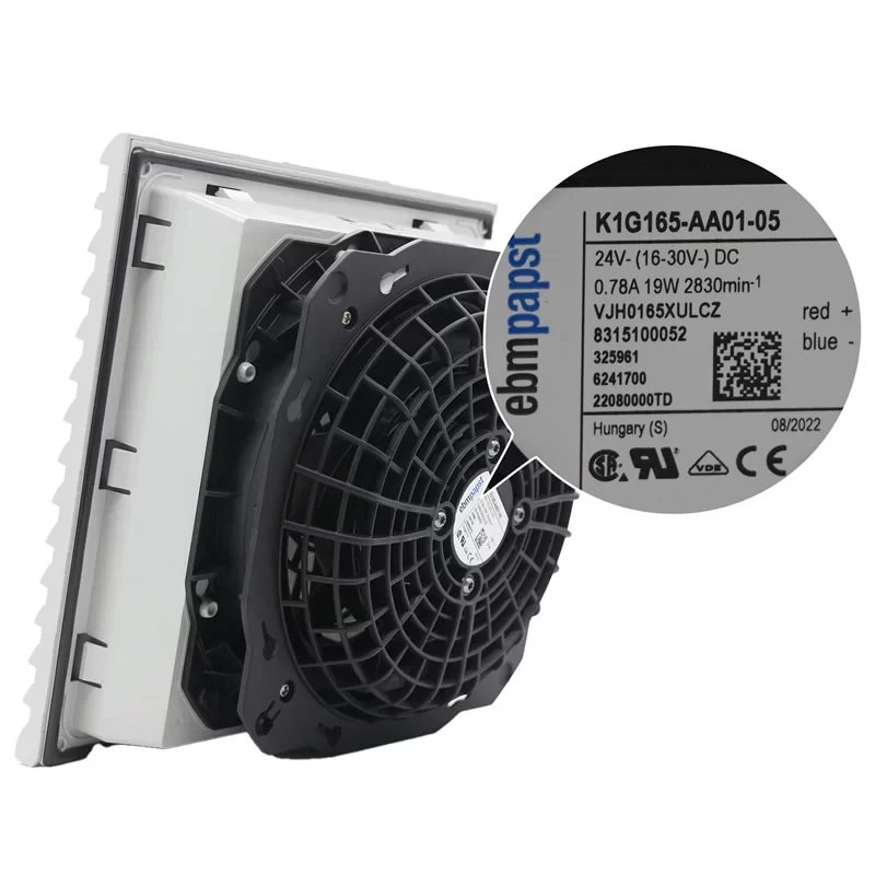 K1G165-AA01-05 ebmpapst SK3241.124 Rittal 24V EC Centrifugal Fan