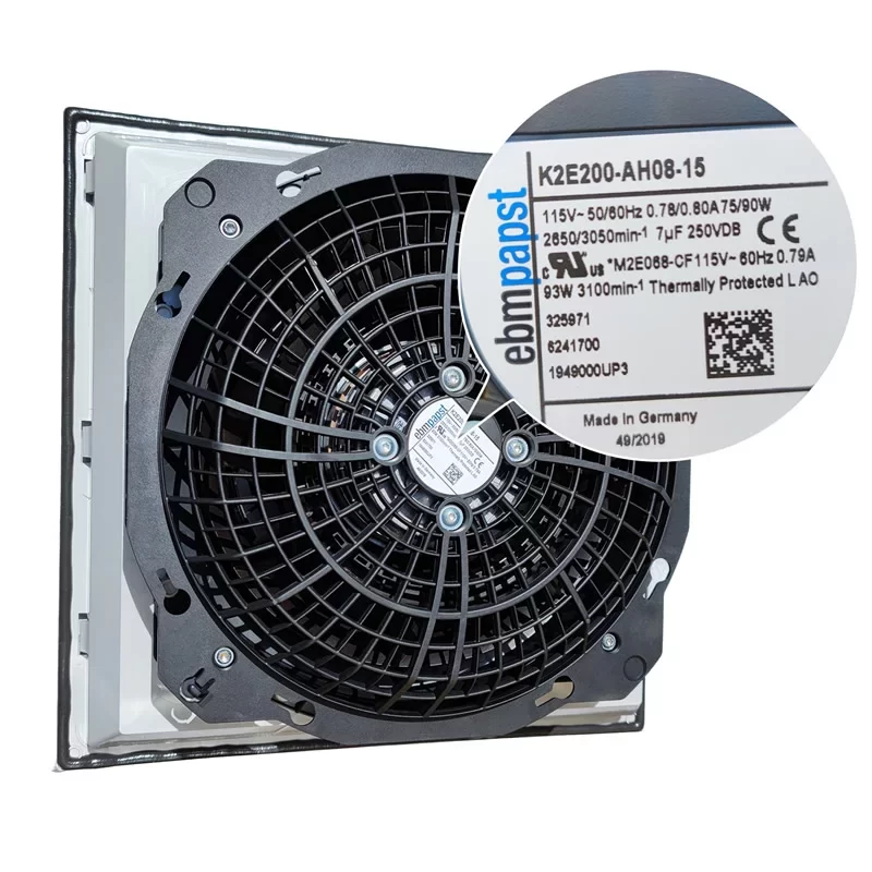 K2E200-AH08-15 ebmpapst SK3243.110 Rittal 115V Filter Fan