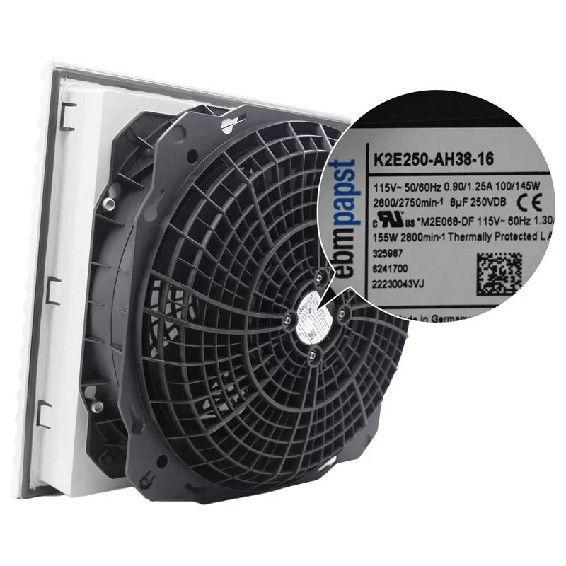 K2E250-AH38-16 ebmpapst SK3244.110 Rittal 115V Filter Fan