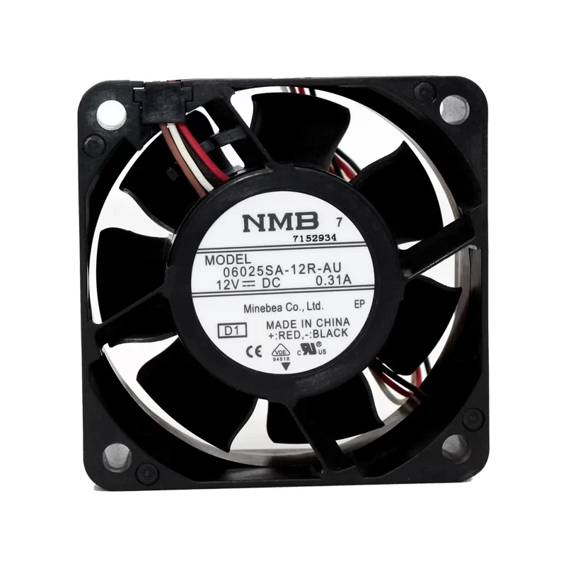 06025SA-12R-AU-D1 NMB 12V 0.31A DC Axial Fan