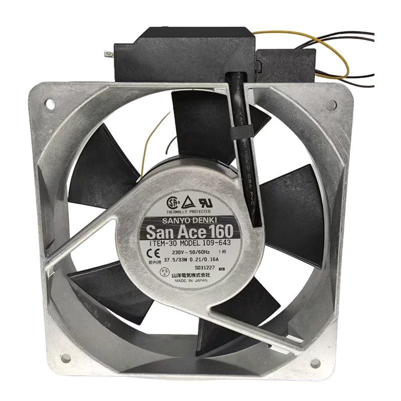 109-643 Sanyo Denki 230V AC Axial Fan