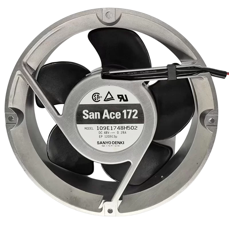 109E1748H502 Sanyo Denki 48V DC Axial Fan