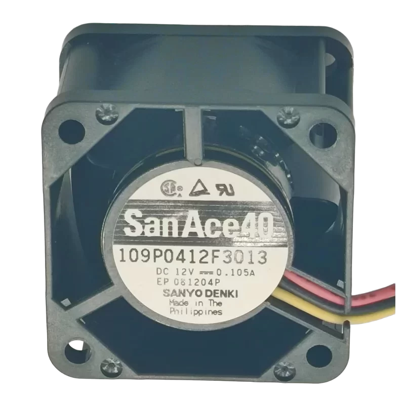 109P0412F3013 Sanyo Denki 12V DC Axial Fan
