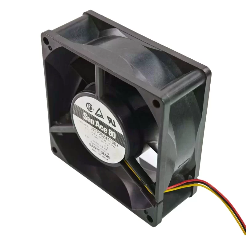 109P0824A2D03 Sanyo Denki 24V DC Axial Fan 80mm 109P0824A2D03 Sanyo Denki 24V DC Axial Fan 80mm