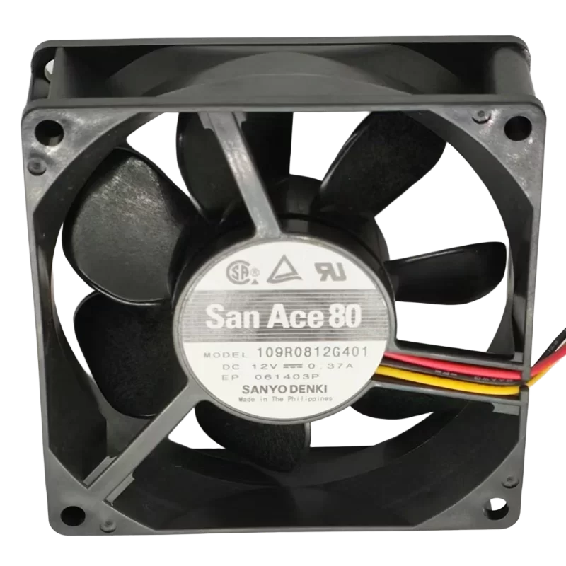 09R0812G401 Sanyo Denki 12V DC Axial Fan