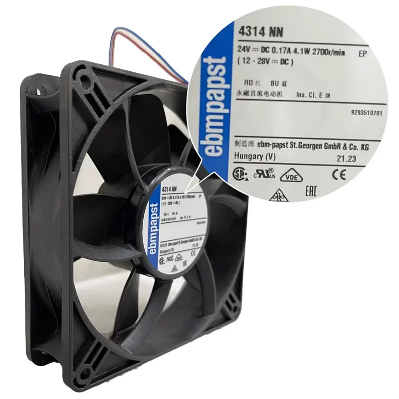 4314NN ebmpapst 24V DC Axial Fan