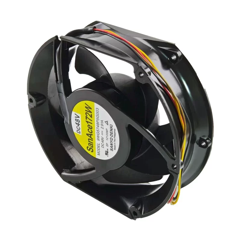 9WG5748P5G003 Sanyo Denki 48V DC Axial Fan PWM IP68 9WG5748P5G003 Sanyo Denki 48V DC Axial Fan PWM IP68