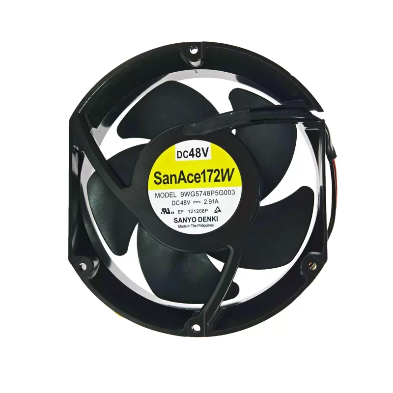 9WG5748P5G003 Sanyo Denki 48V DC Axial Fan PWM IP68