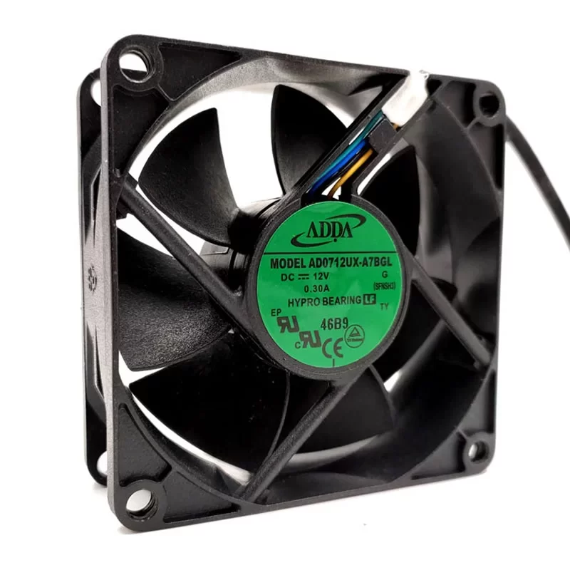 AD0712UX-A7BGL ADDA 12V 0.30A DC Axial Fan AD0712UX-A7BGL ADDA 12V 0.30A DC Axial Fan