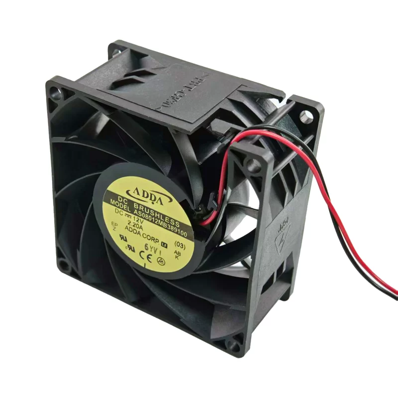 AS08012MB389100 ADDA 12V DC Axial Fan AS08012MB389100 ADDA 12V DC Axial Fan