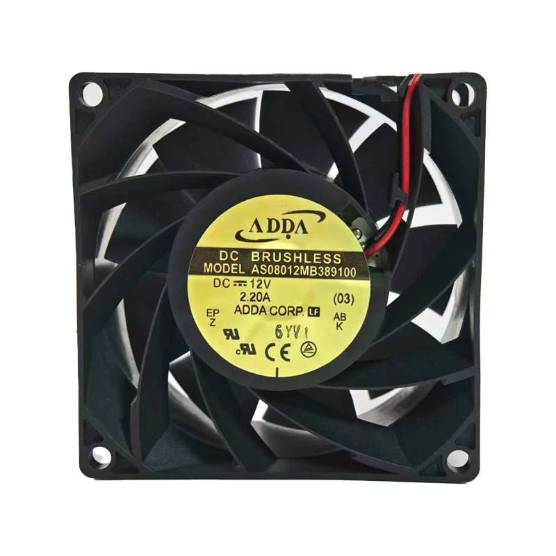 AS08012MB389100 ADDA 12V DC Axial Fan