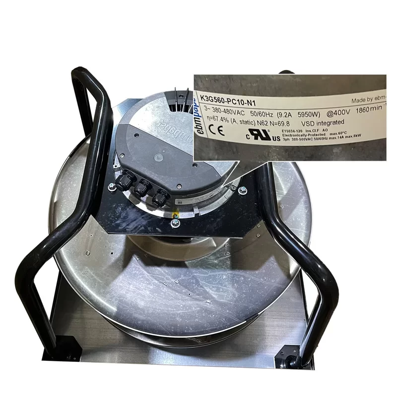 K3G560-PC10-N1 ebmpapst 400V EC Centrifugal Fan 560mm