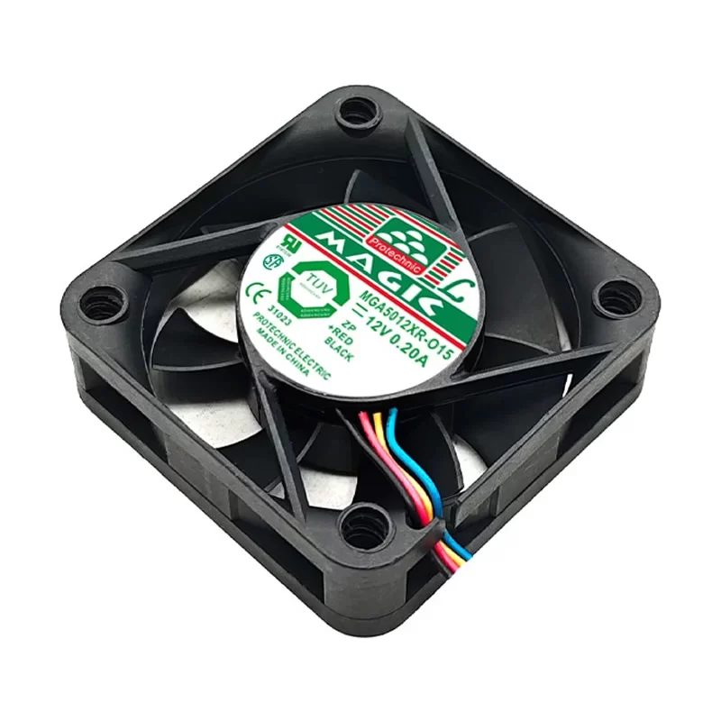 MGA5012XR-O15 Protechnic 12V 0.20A DC Axial Fan MGA5012XR-O15 Protechnic 12V 0.20A DC Axial Fan
