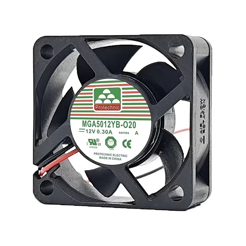 MGA5012YB-O20 Protechnic 12V 0.30A DC Axial Fan