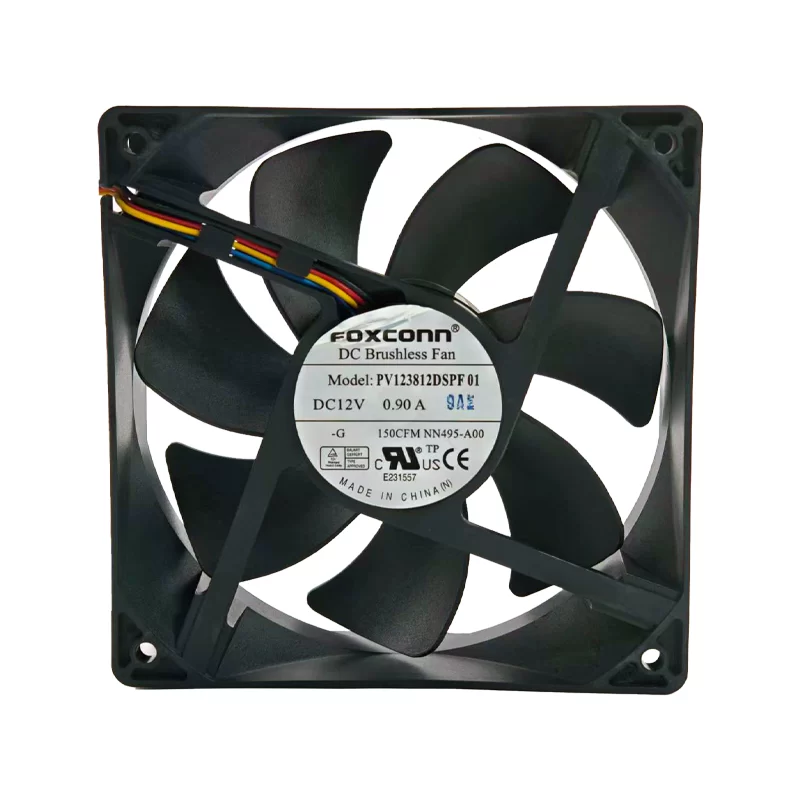 PV123812DSPF01 Foxconn 12V DC Axial Fan 120mm