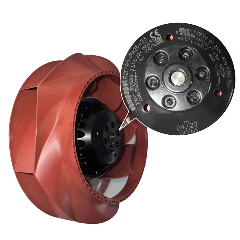 R2E190-RA26-53 ebmpapst 230V AC Centrifugal Fan 190mm
